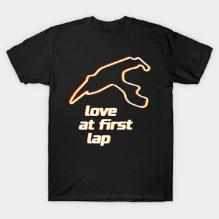 Love at first lap - Spa. Racing & Sim Racing - Motorsport Collection. T-Shirt